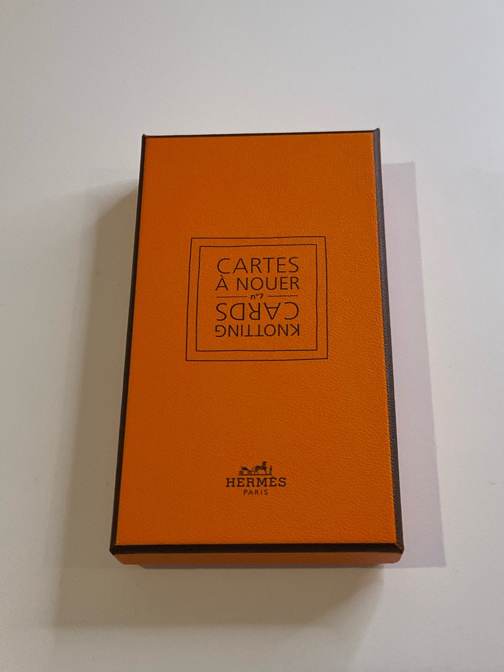 Hermes knotting cards for scarf twilly shawl luxury designer